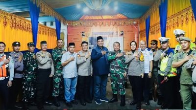 Bupati Maros dan Forkopimda Tinjau Posko Mudik Lebaran Maros
