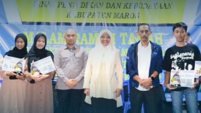 Malam Ramah Tamah Lomba Cerdas Cermat, Mural, dan Festival Film Pendek Dihadiri Oleh PLT.Bupati Maros