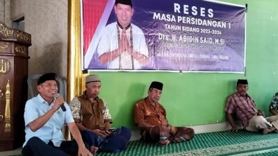 Reses Abidin Said Warga Minta Perjuangkan Anggaran Air Bersih di Pegunungan