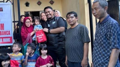Gemilang Pagessa Kunjungi Masyarakat Yang Terdampak Banjir Di Kec.Mandai