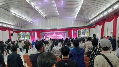 Rapat Pleno Terbuka Penetapan Pasangan CS-TA Sebagai Pemenang Pilkada Maros Tahun 2024