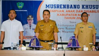 Hari Pertama Kantor, Wakil Bupati Maros Muetazim Mansyur Hadiri Musrenbang Khusus Perempuan, Anak Dan Disabilitas