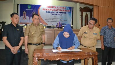 Wakil Bupati Maros, Muetazim Mansyur Buka Forum Lintas Perangkat Daerah Secara Resmi