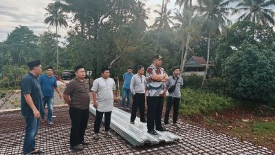 Anggota DPRD Maros Wildan Dampingi Bupati Maros Pantau Pembangunan Jembatan Di Kecamatan Tompobulu