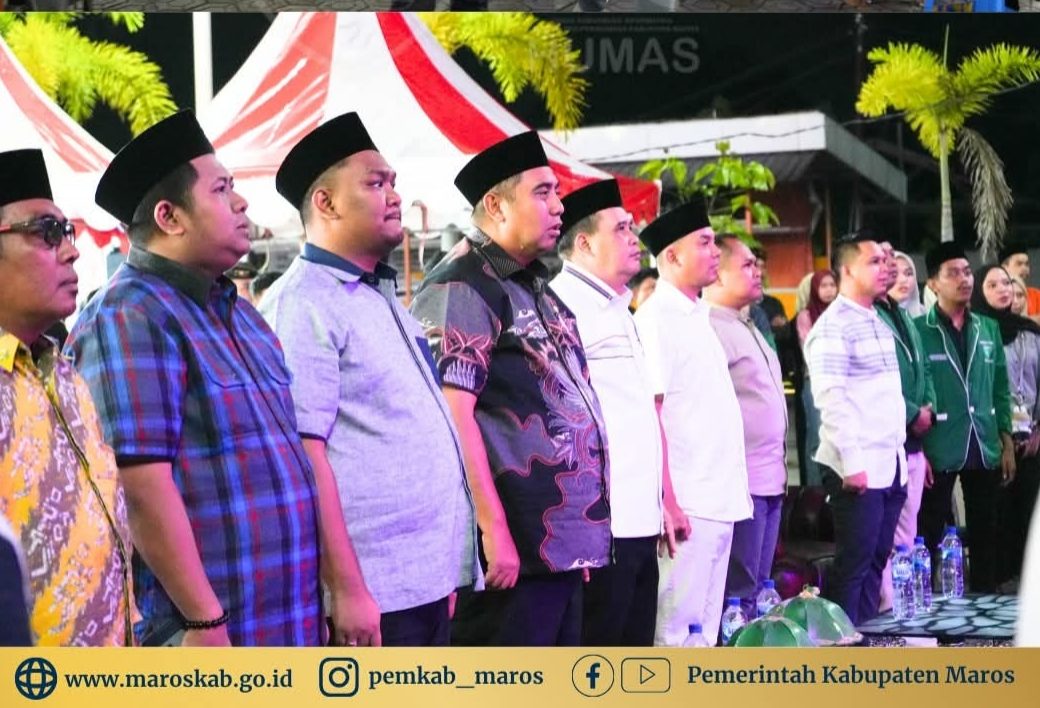 Bupati Maros Bersama Ketua DPRD Maros Hadiri Buka Puasa Bersama IKA IPDN Dan Festival Gemah Ramadhan HPPMI Maros