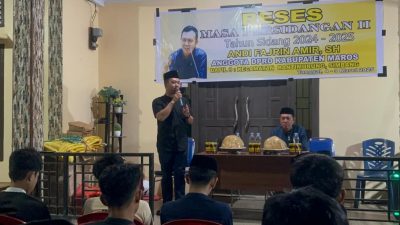Fajrin Amir Terima Aspirasi Pemuda Minasa Baji