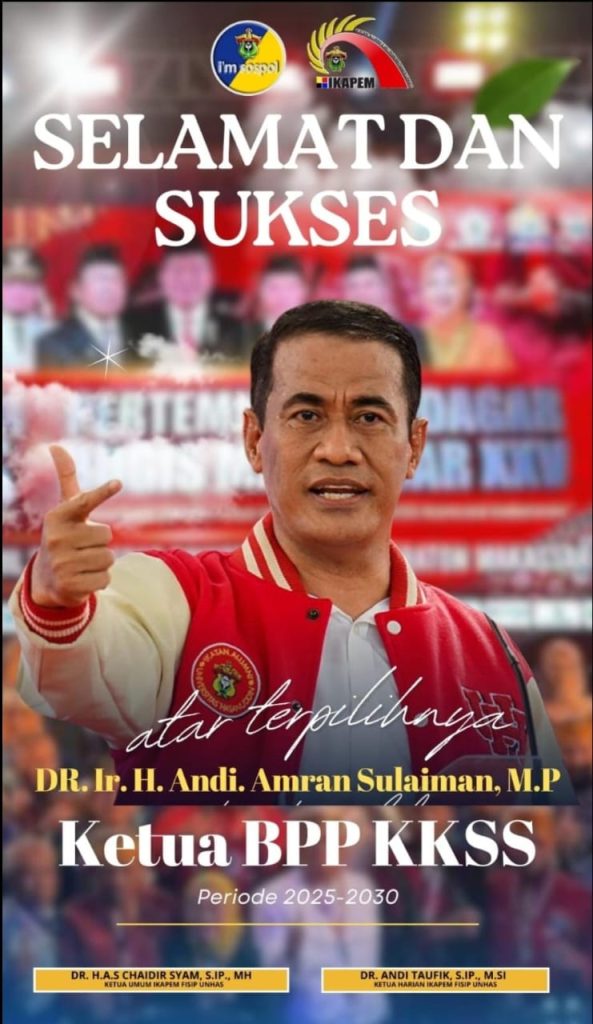 Bupati Maros Berikan Ucapan Selamat Untuk Mentan RI Atas Terpilihnya Sebagai Ketua BPP KKSS Periode 2025-2030
