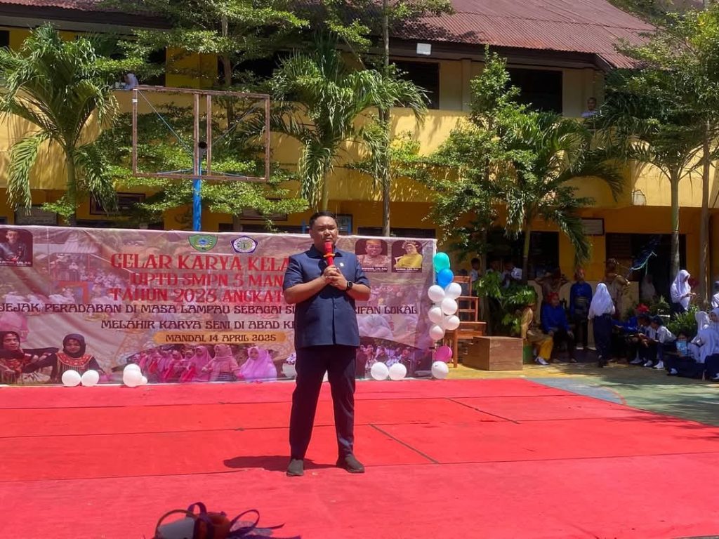 278 Peserta Ikuti Gelar Karya SMPN 5 Mandai, Ketua DPRD Buka Secara Resmi