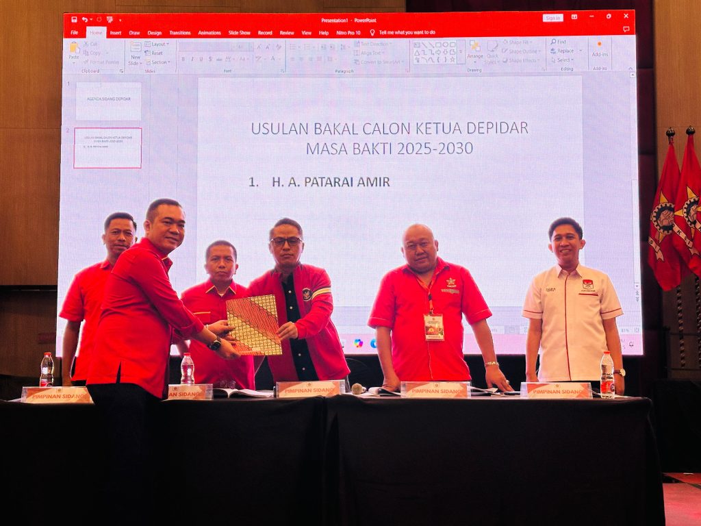 Patarai Amir Terpilih Dalam Musda Depidar SOKSI Sulawesi Selatan