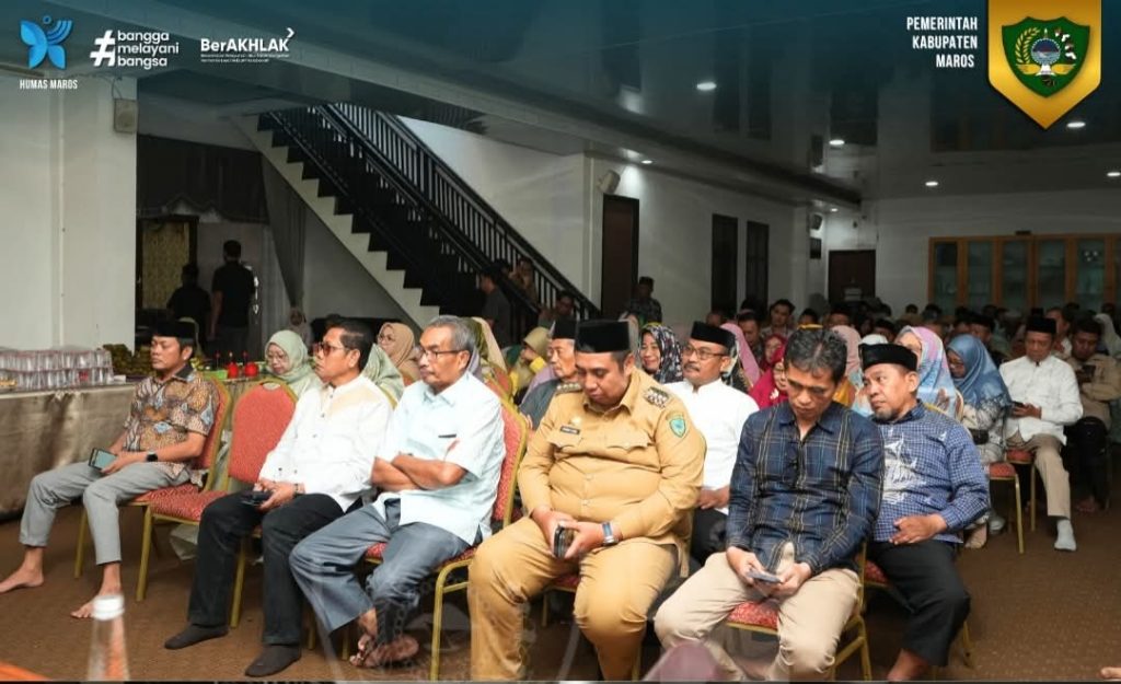 Bupati Maros Bersama Ketua Alumni IPM Sulsel Ikuti Acara Halal Bihalal IKA IPM Dan IRM Tahun 2025