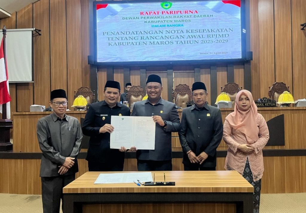 Rapat Paripurna Rancangan RPJMD Pemkab Maros: Ketahanan Pangan, Kesehatan Dan Pendidikan!