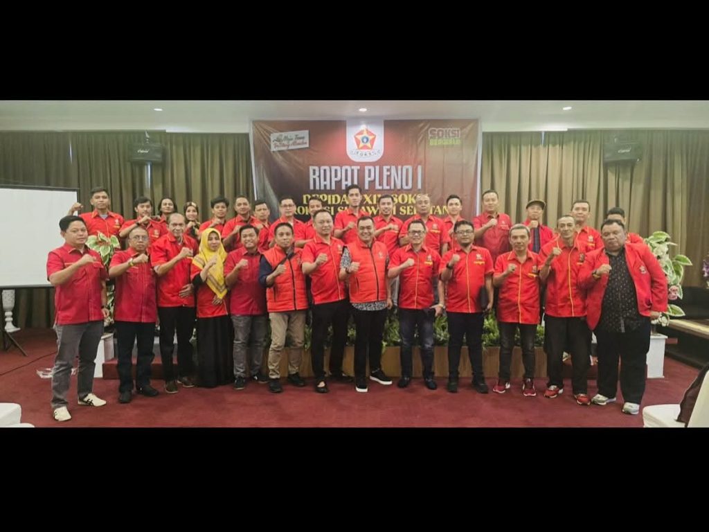 SOKSI Sulawesi Selatan Gelar Rapat Pleno Perdana, Ketua H. Andi Patarai Amir Tegaskan Peran Kader Sebagai Garda Terdepan