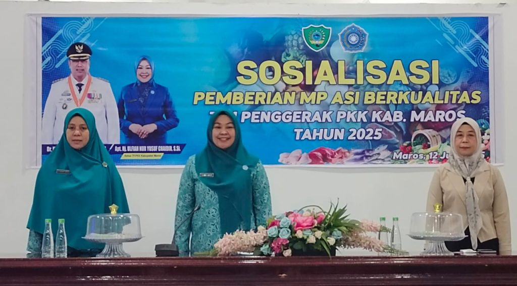 TP PKK Pokja IV Kab.Maros Gelar Sosialisasi Pemberian Makanan Pendamping ASI Berkualitas