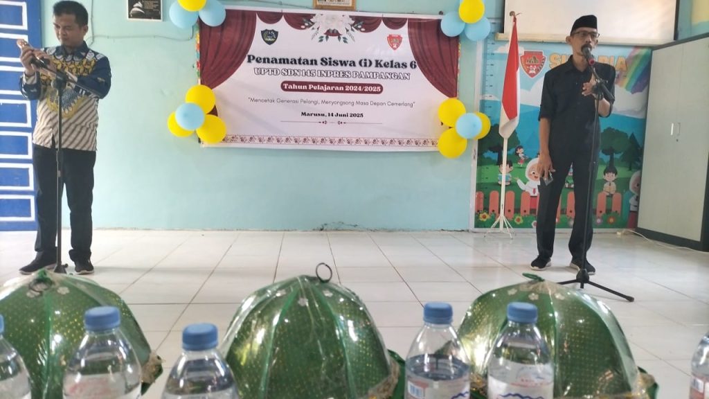 Perayaan Prestasi: Lulusan UPTD SDN 145 Inpres Pampangan A’bulosibatang Dihadiri Kadis Pendidikan kabupaten Maros Andi Patiroi