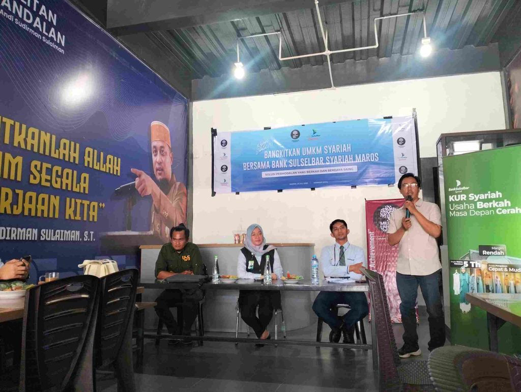 Bank Sulselbar Syariah Maros Gandeng Komunitas 455 Militan, Gelar ‘Ngopi Santai’ untuk Bangkitkan UMKM Syariah