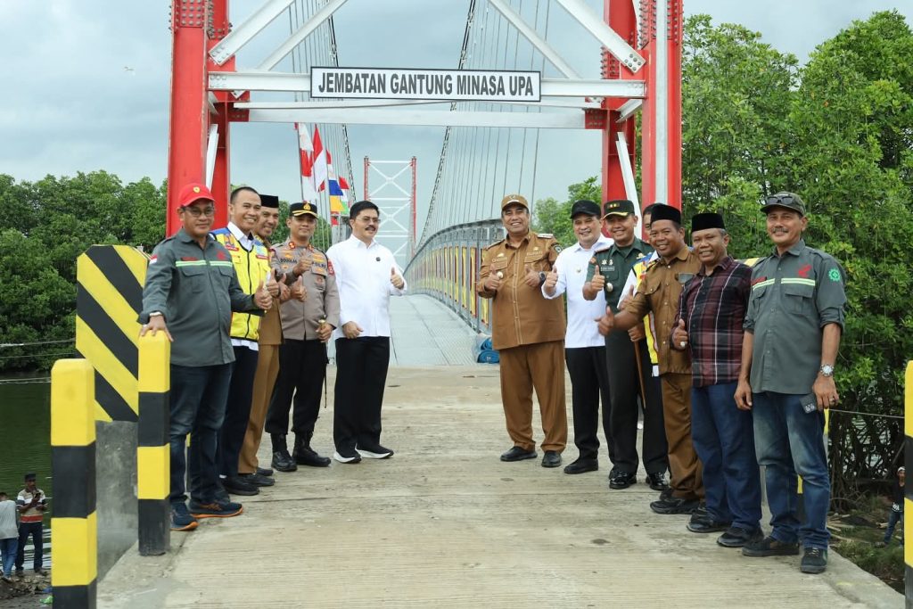 Peresmian Jembatan Gantung Minasa Upa di Maros Dihadiri H.Muh Aras dari PPP, Jadi Bukti Nyata Sinergi Pembangunan