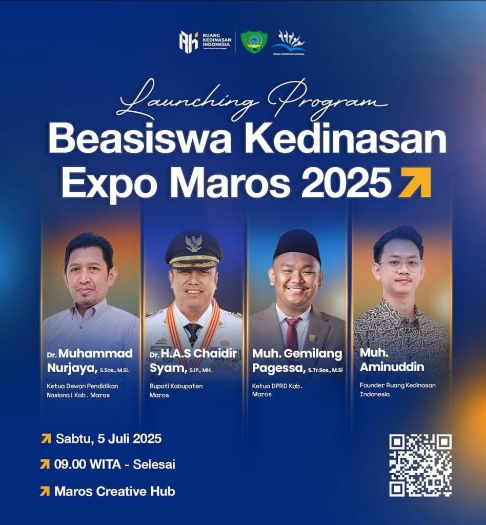 Pemerintah Kabupaten Maros Luncurkan Beasiswa Kedinasan Expo 2025: Gemilang Pagessa Dorong Generasi Muda Raih Karir Abdi Negara