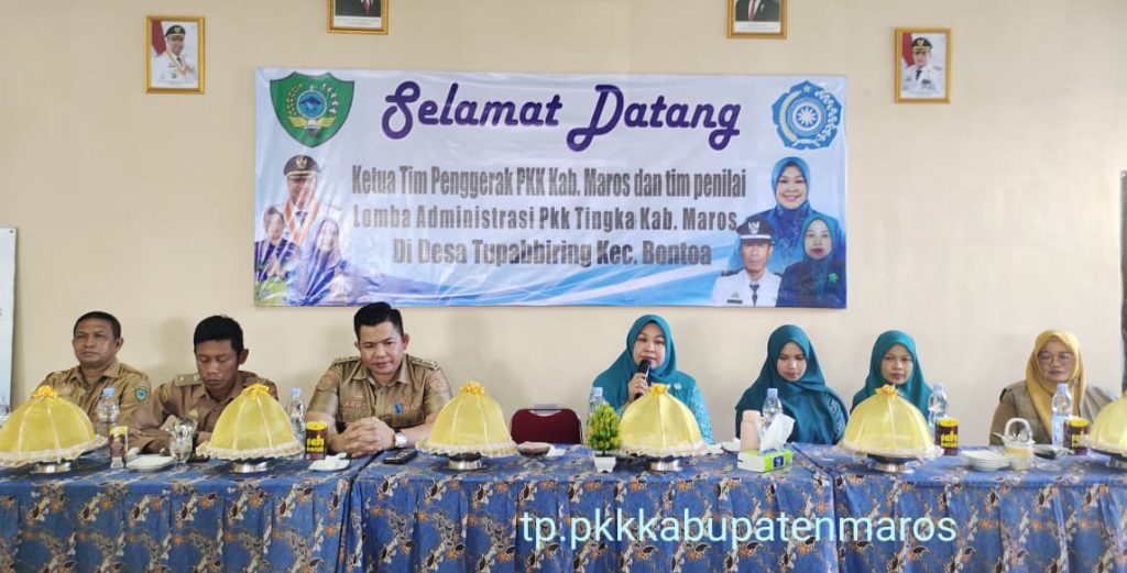 Optimis Raih Juara, Desa Tupabbiring Jadi Andalan Kecamatan Bontoa dalam Lomba PKK Tingkat Kabupaten Maros