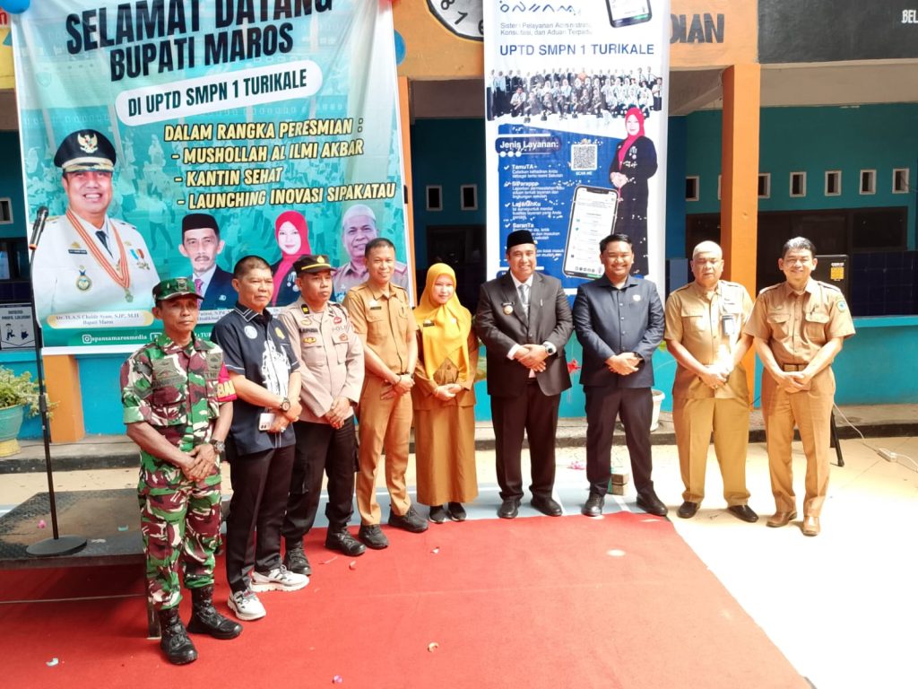 UPTD SMPN 1 Turikale Gelar Tiga Peresmian Sekaligus: Mushollah Al Ilmi Akbar, Kantin Sehat, dan Inovasi Sipakatau Hadirkan Semangat Baru