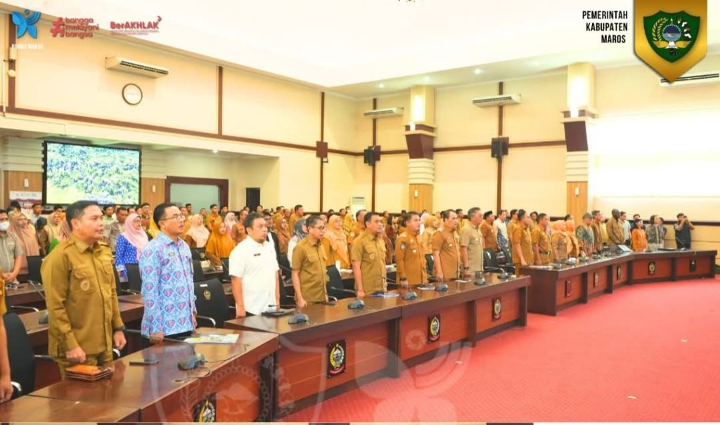 Dukung Program Zero Stunting, Wakil Bupati Maros Hadiri Lokakarya Komitmen Gizi Tingkat Provinsi Sulsel