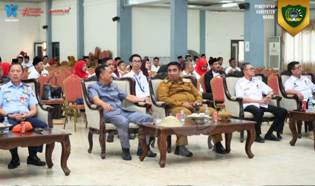 Bupati Maros Hadiri Peluncuran Program Koperasi Desa Merah Putih 2025 oleh Presiden RI secara Virtual
