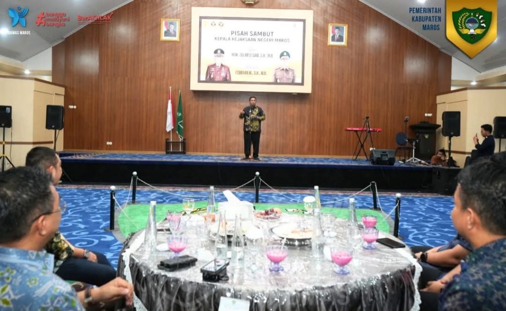 Bupati Maros Pimpin Acara Pisah-Sambut Kepala Kejaksaan Negeri, Perkuat Sinergi Penegakan Hukum