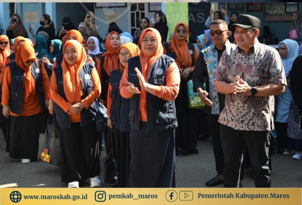 Wakil Bupati Maros Tinjau Lomba Administrasi PKK, Perkuat Tata Kelola Desa dan Kelurahan