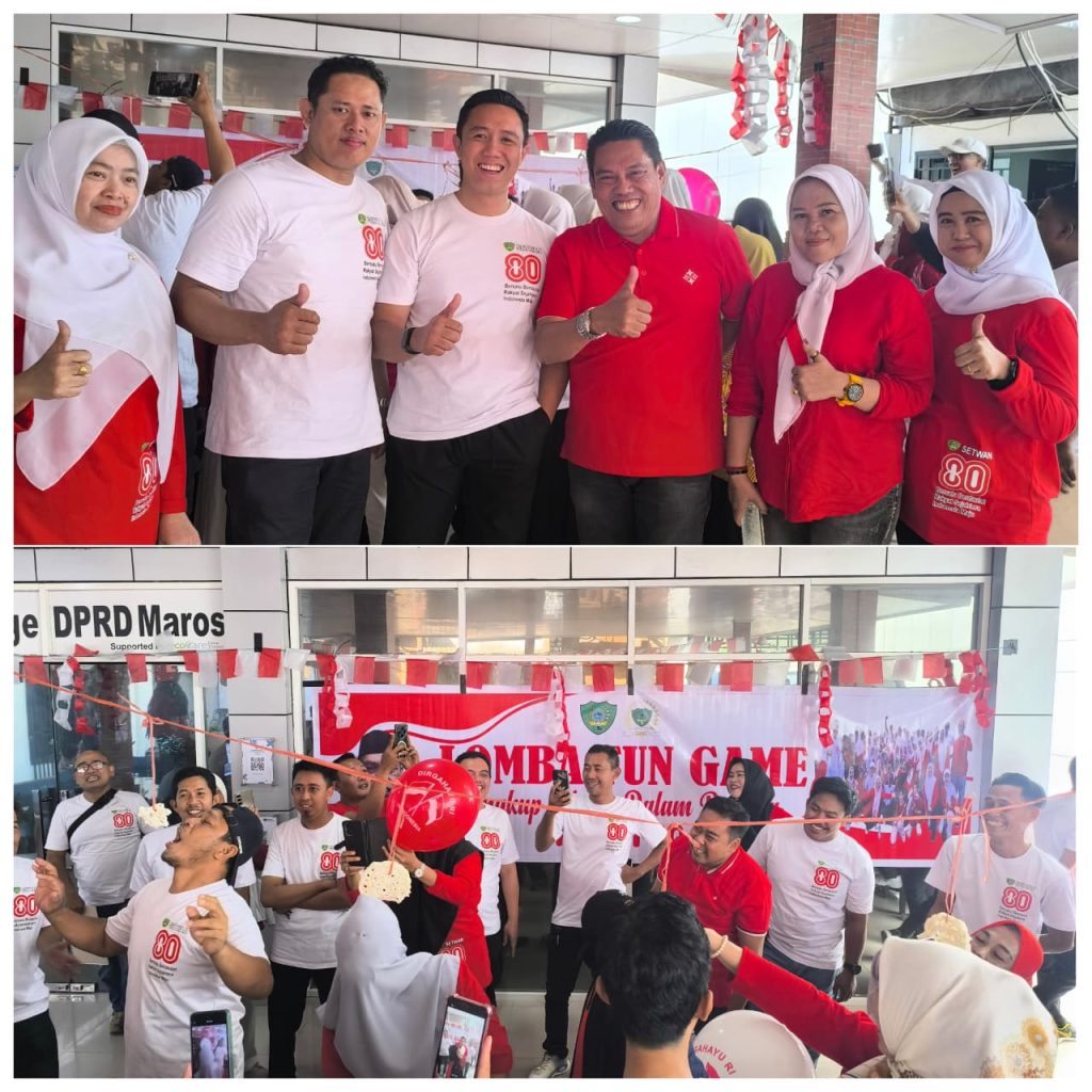 DPRD Maros Pacu Semangat Kebersamaan dan Produktivitas Pegawai Jelang HUT RI Ke-80 Melalui Lomba Antar Bagian