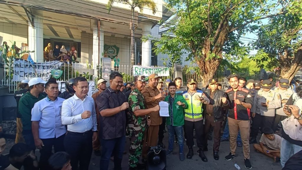 Aksi Unjuk Rasa ; Ketua Dprd Maros Ucapkan Terima Kasin Dan Apresiasi Polres Maros
