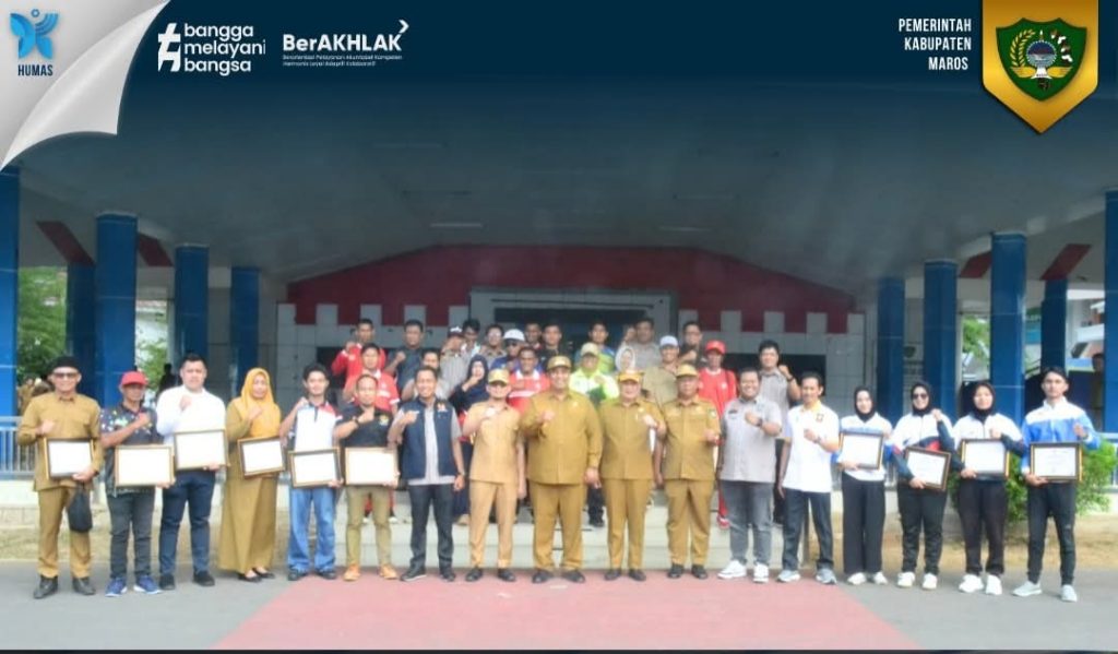 Maros Merayakan HAORNAS XLII: Semangat Olahraga, Kolaborasi Lingkungan, dan Penghargaan Atlet Berprestasi