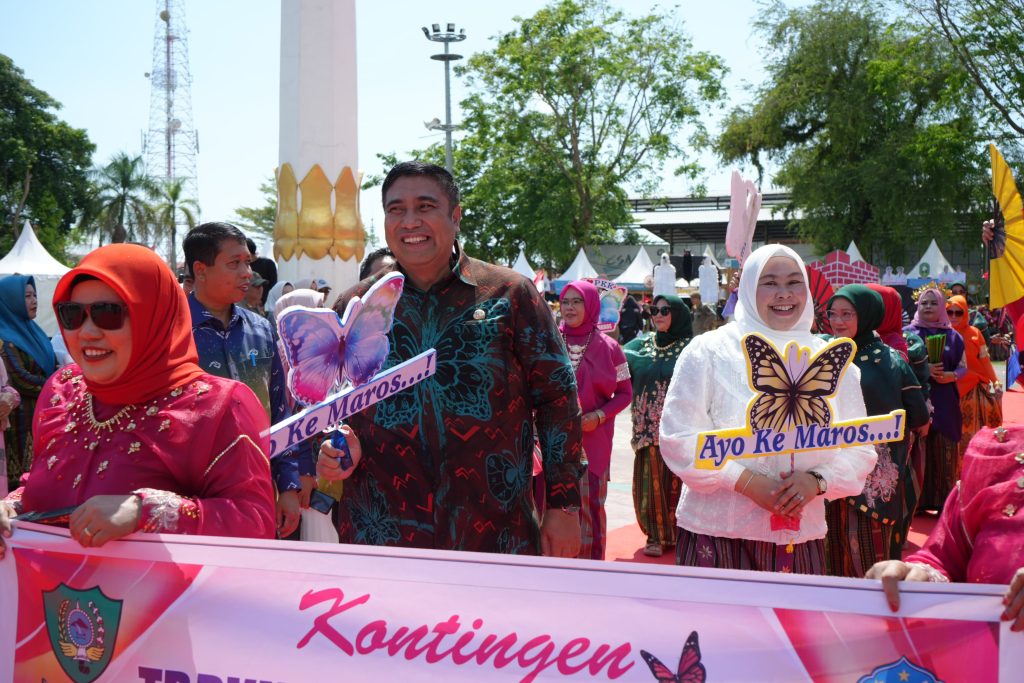 PKK Kabupaten Maros Tampilkan Aksi Terbaik di Jambore dan HKG PKK ke-53 Tingkat Provinsi Sulsel