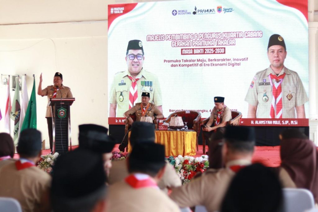 Dilantik selaku Ketua Majelis Pembimbing Cabang, Bupati Takalar : Kwarcab Takalar Semakin Aktif Memperkuat Pembinaan Karakter
