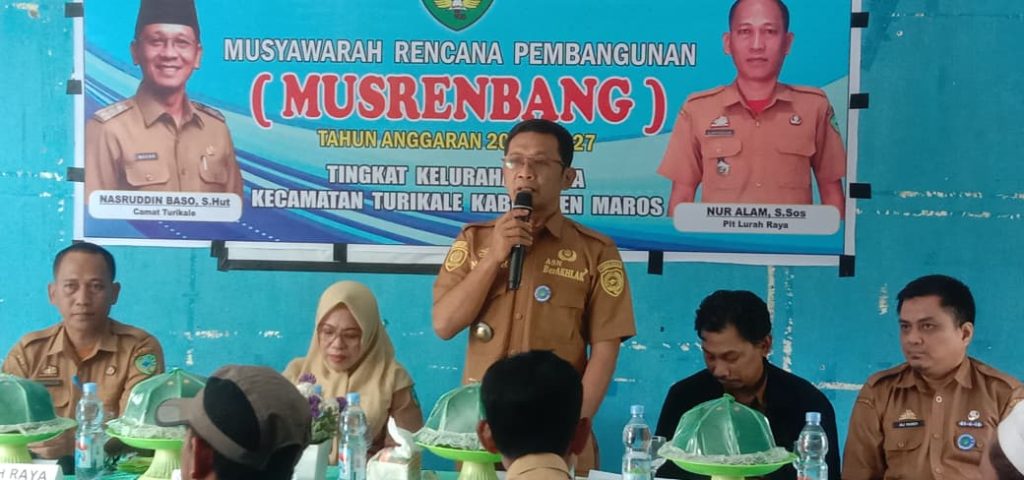 Jaring Aspirasi Warga, Kelurahan Raya Gelar Musrenbang Tahun Anggaran 2026