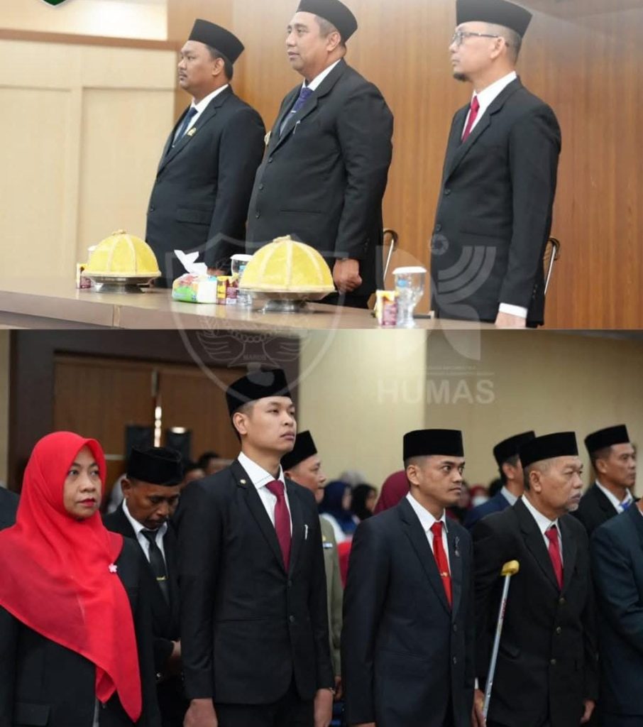 Ketua DPRD Kabupaten Maros, Muhammad Gemilang Pagessa Hadiri Mutasi Di Lingkup Maros