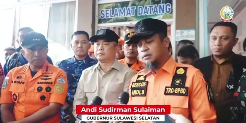 Gubernur Sulawesi Selatan Tegaskan Komitmen Penuh dalam Pencarian ATR 42‑500: “Rp 2,5 Miliar untuk Menyelamatkan Harapan”