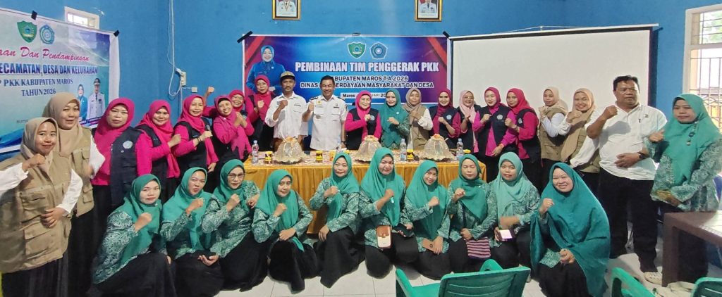 Perkuat Sinergi, TP PKK Maros Gelar Pembinaan Kader di Desa Marumpa dan Baji Mangngai