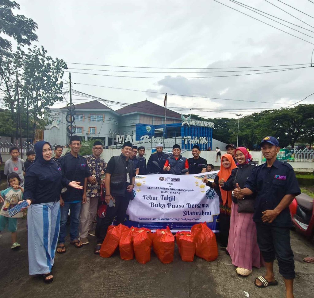 Merajut Kebersamaan di Bulan Suci, Kolaborasi ACC Foundation dan SMSI Maros Tebar Kebaikan