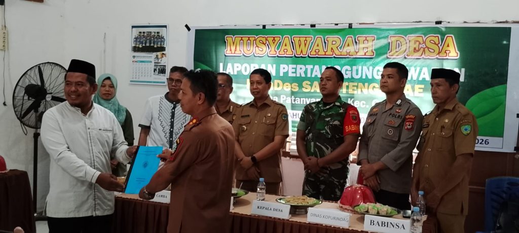 BUMDesa Sapotengae Desa Patanyamang Gelar Musdes LPJ dan Evaluasi, Tekankan Transparansi dan Akuntabilitas
