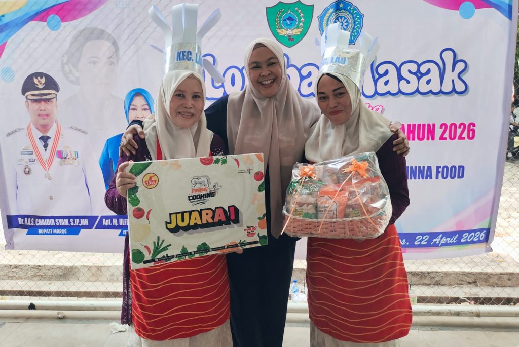 Rayakan Hari Kartini ke-147, Kecamatan Lau Raih Juara 1 Lomba Masak TP-PKK Maros