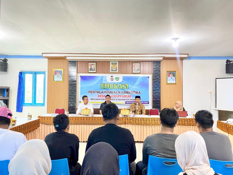 Wujudkan Desa “Bersinar”, Pemuda Temmappaduae Dibekali Edukasi Bahaya Narkotika
