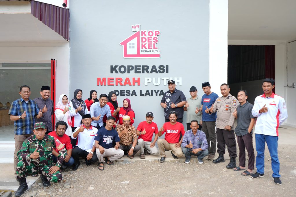 Progres Kopdes Merah Putih di Maros Terus Digenjot, Desa Laiya Rampung 100 Persen