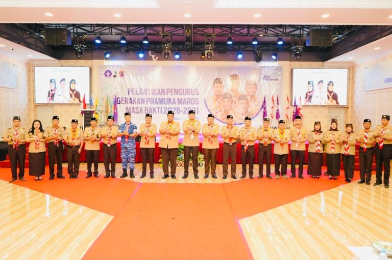 Andi Muetazim Mansyur Dilantik Ketua Pramuka Maros 2026–2031, Tegaskan Komitmen Cetak Generasi Unggul