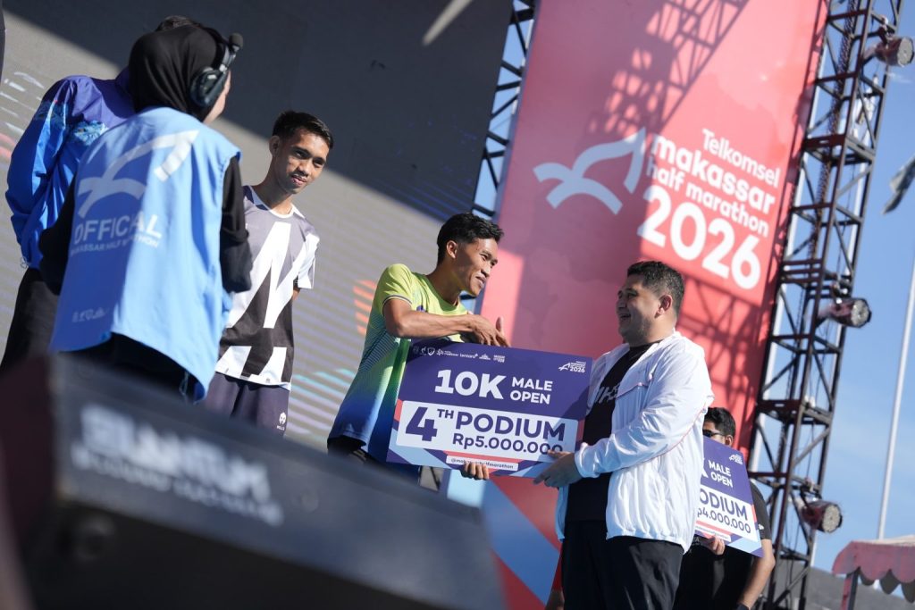 Munafri Ikut Lari 10K dan Apresiasi MHM 2026 Dorong Gaya Hidup Sehat Hingga Pariwisata Kota