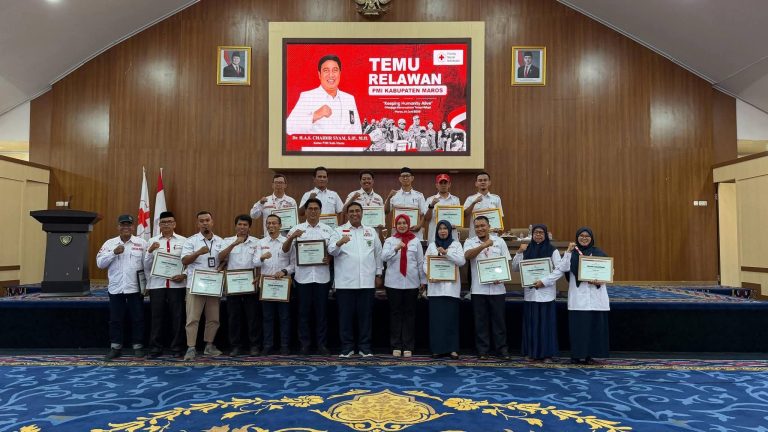 Kembali Terpilih Secara Aklamasi, Chaidir Syam Pimpin PMI Maros Periode 2026-2031