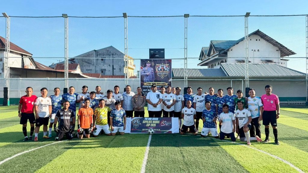 Sambut Hari Bhayangkara ke-80, Turnamen Fun Mini Soccer Kapolres Maros Cup 2026 Resmi Bergulir