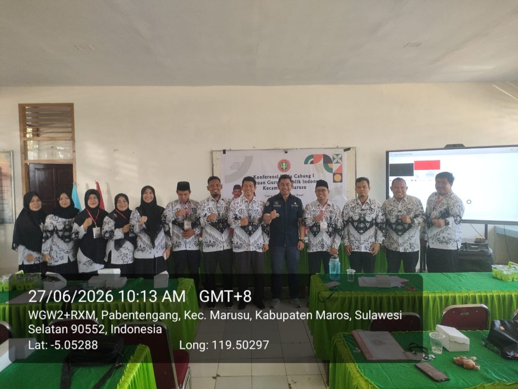 Konferensi Kerja Cabang I PGRI Kecamatan Marusu Usung Tema “Guru Hebat, Marusu Kuat”