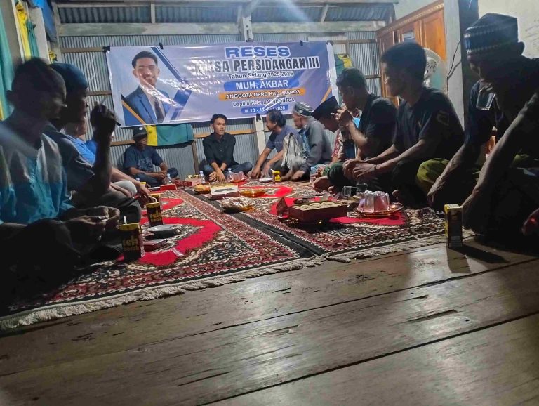 Menjemput Aspirasi di Ujung Desa: Muh. Akbar, Anggota DPRD Maros, Serap Aspirasi Masyarakat Cambayya Desa Minasa Upa