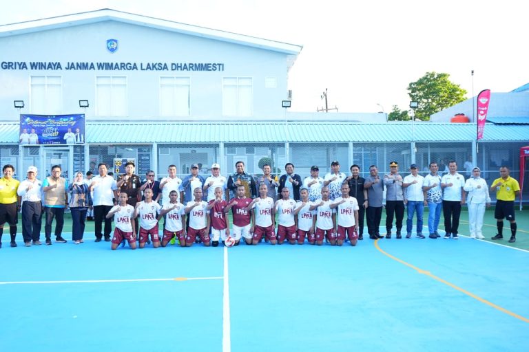 Peringati Hari Anak Nasional, Bupati Maros Chaidir Syam Resmi Buka Turnamen Futsal U-17 di LPKA Kelas II Maros