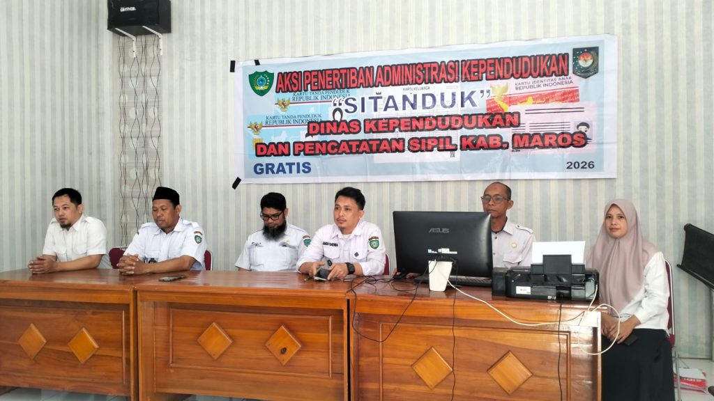 SITANDUK Disdukcapil Maros Menyisir Desa Botolempangan, Kades Beri Apresiasi Tinggi