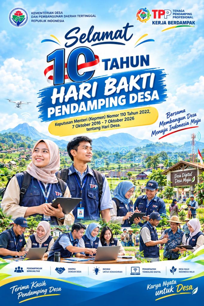10 Tahun Hari Bakti Pendamping Desa, Momentum Memperkuat Pengabdian dan Kemandirian Desa